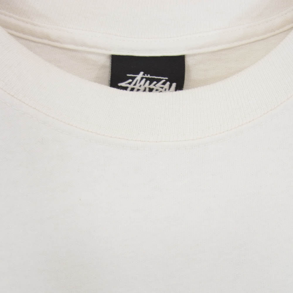 STUSSY ステューシー Built To Last Pig Dyed Tee  半袖 Tシャツ ホワイト系 M【中古】