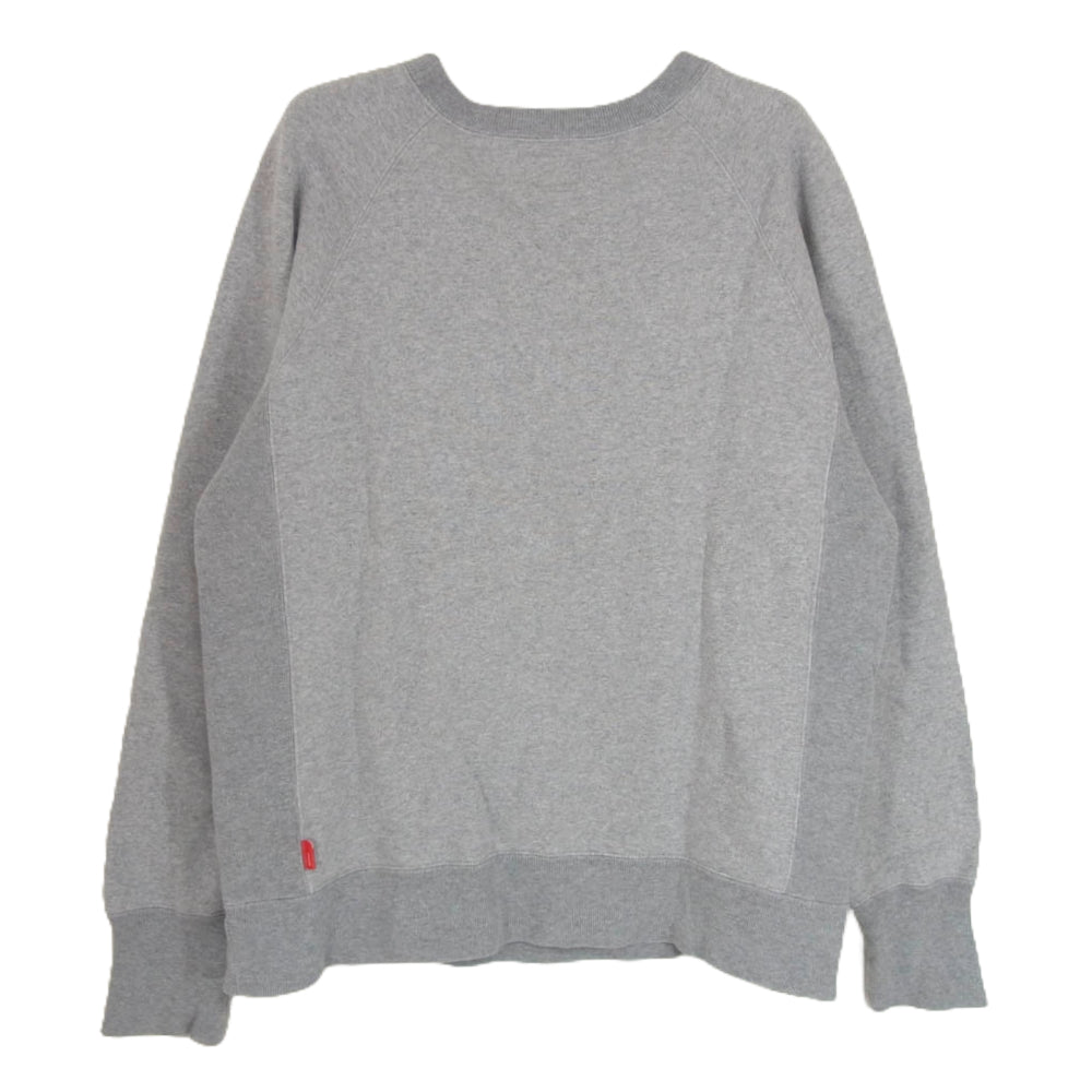 WTAPS ダブルタップス 14AW 142ATDT-CSM09 YOUTHFUL DAYS/S カレッジ プリント クルーネック スウェット グレー系 サイズ表記無【中古】