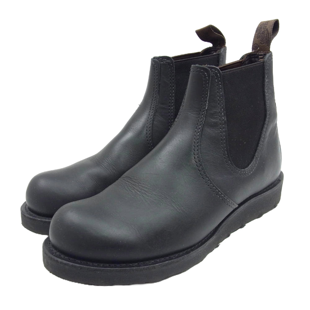 RED WING レッドウィング 3194 CLASSIC CHELSEA クラシック チェルシー ブーツ サイドゴア ブラック ブラック系 US8.5D【中古】