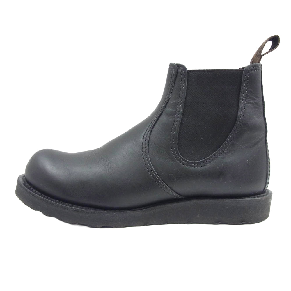 RED WING レッドウィング 3194 CLASSIC CHELSEA クラシック チェルシー ブーツ サイドゴア ブラック ブラック系 US8.5D【中古】