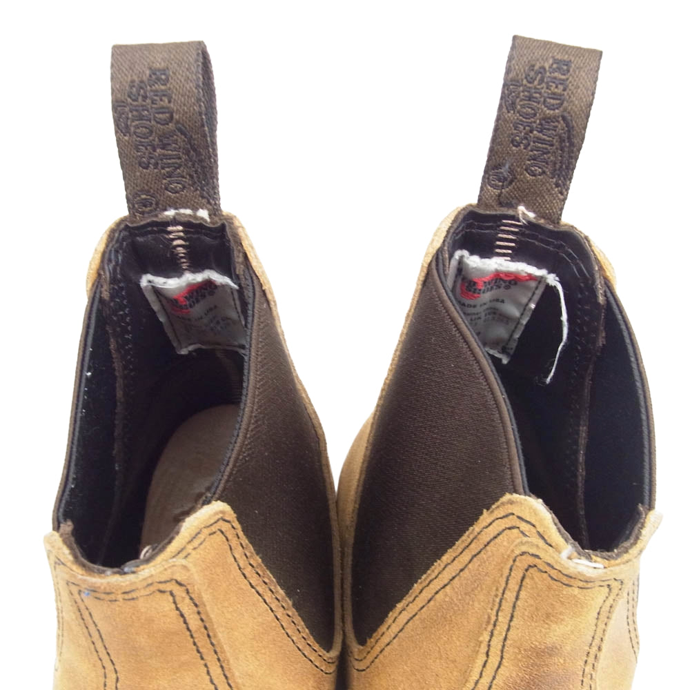 RED WING レッドウィング 3192 CLASSIC CHELSEA クラシック チェルシー ブーツ サイドゴア ブラウン ブラウン系 US8.5D【中古】