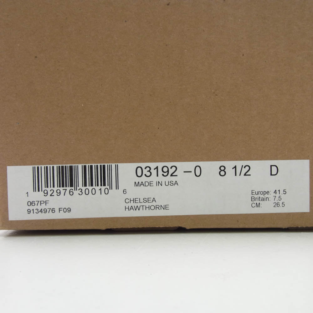 RED WING レッドウィング 3192 CLASSIC CHELSEA クラシック チェルシー ブーツ サイドゴア ブラウン ブラウン系 US8.5D【中古】