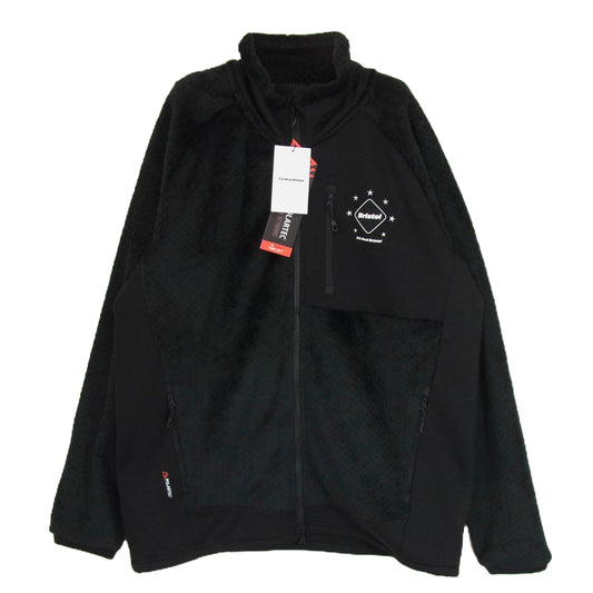 F.C.R.B. エフシーアールビー FCRB-242062 POLARTEC HYBRID STAND COLLAR JACKET ポーラテック ハイブリッド スタンドカラー ジャケット ブラック系 XL【新古品】【未使用】【中古】