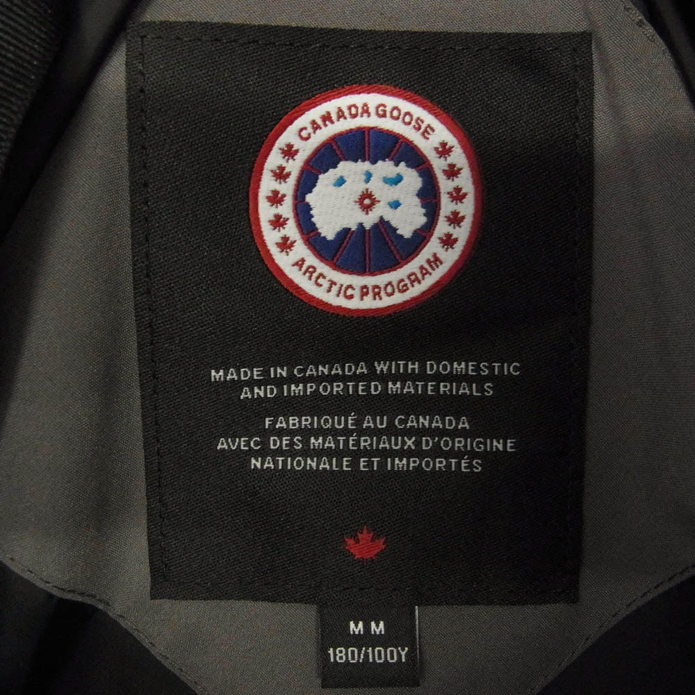 CANADA GOOSE カナダグース 2080MB 国内正規品 カナダグースジャパン MacMillan Parka Black Label マクミラン パーカ ブラックレーベル グレー系 M【新古品】【未使用】【中古】