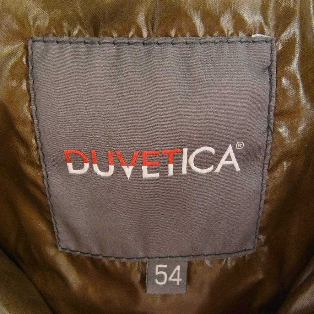 DUVETICA デュベティカ Dionisio ディオニシオ フード ダウン ジャケット レッド系 54【中古】