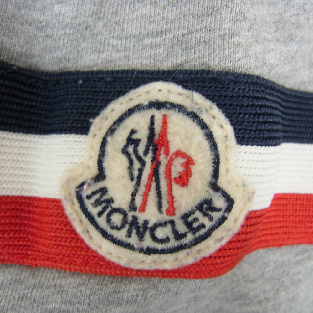 MONCLER モンクレール 101-092-84174-00 フルジップ スウェット パーカー グレー系 L【中古】