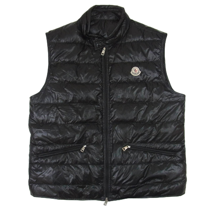 MONCLER モンクレール gui gilet ギュイ ダウン ベスト ブラック系 5【中古】