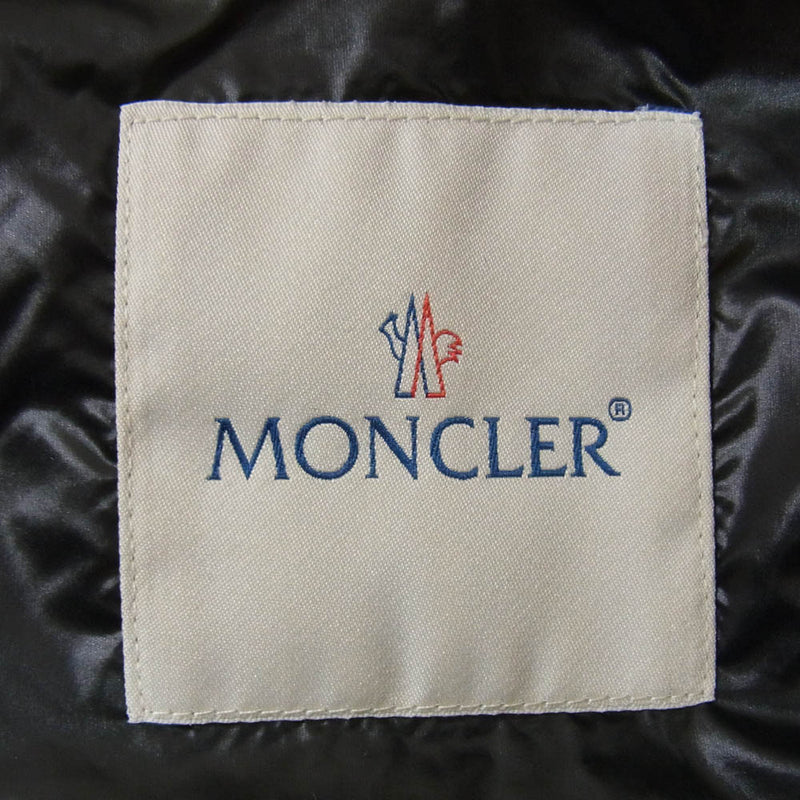 MONCLER モンクレール gui gilet ギュイ ダウン ベスト ブラック系 5【中古】