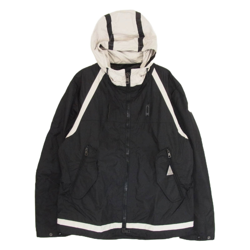 MONCLER モンクレール HIPPOLYTE GIUBBOTTO フーディー ナイロン ジャケット ブラック系 2【中古】