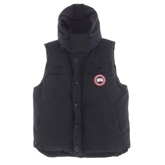 CANADA GOOSE カナダグース 2302JM R 国内正規 グリフィンタグ BRIGHTON ブライトン ダウン ベスト ネイビー系 L【中古】