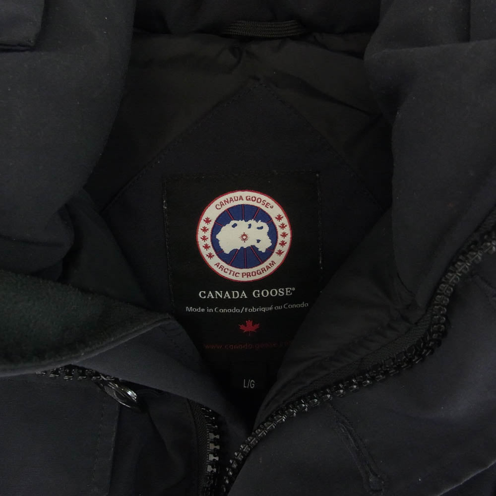 CANADA GOOSE カナダグース 2302JM R 国内正規 グリフィンタグ BRIGHTON ブライトン ダウン ベスト ネイビー系 L【中古】