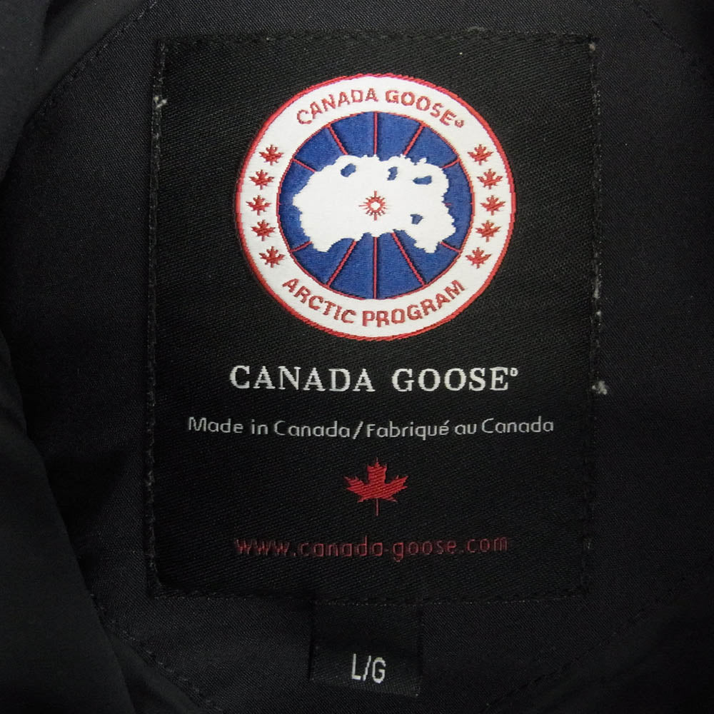 CANADA GOOSE カナダグース 2302JM R 国内正規 グリフィンタグ BRIGHTON ブライトン ダウン ベスト ネイビー系 L【中古】