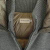 MONCLER モンクレール MAGLIONE TRICOT GILET ニット ダウン ベスト グレー系 XXL【中古】