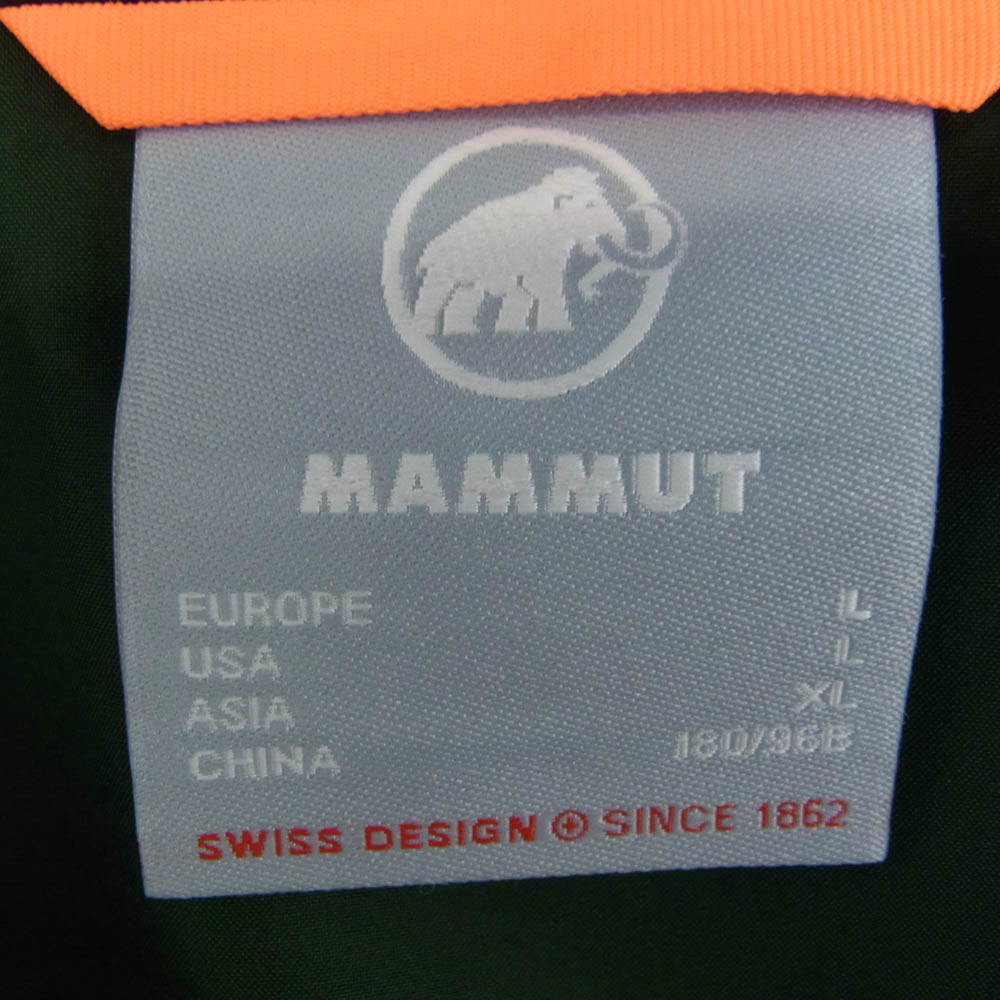 Mammut マムート Ayako Pro 2.0 HS Hooded Jacket AF Men アヤコ プロ フーデッド ジャケット マウンテンパーカー グリーン系 XL【中古】