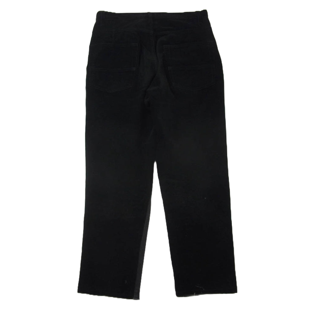 ネーム 17AW NMPT-17AW-009 コンビ―ネーション 異素材切替 カットオフ パンツ ブラック系【中古】