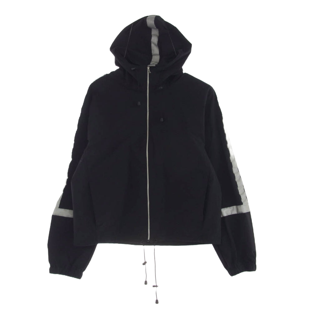 ウル 17SS 17SUJ07 リフレクター ストレッチ ジップアップ ジャケット ブルゾン ブラック系 2【中古】