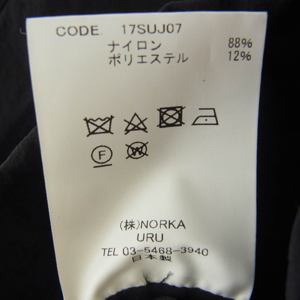 ウル 17SS 17SUJ07 リフレクター ストレッチ ジップアップ ジャケット ブルゾン ブラック系 2【中古】
