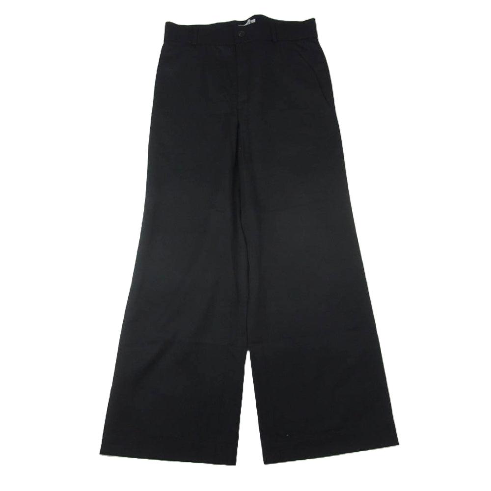 ラッピンノット ワイド スラックス パンツ ブラック系 2【中古】