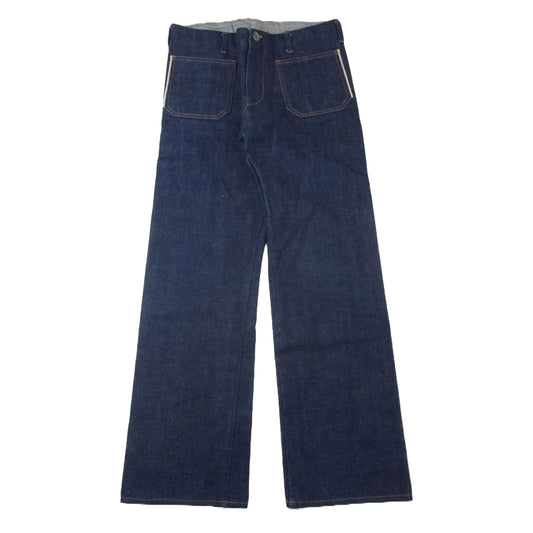 SUNSEA サンシー 18A51 ドローコード デニム パンツ インディゴブルー系 2【中古】