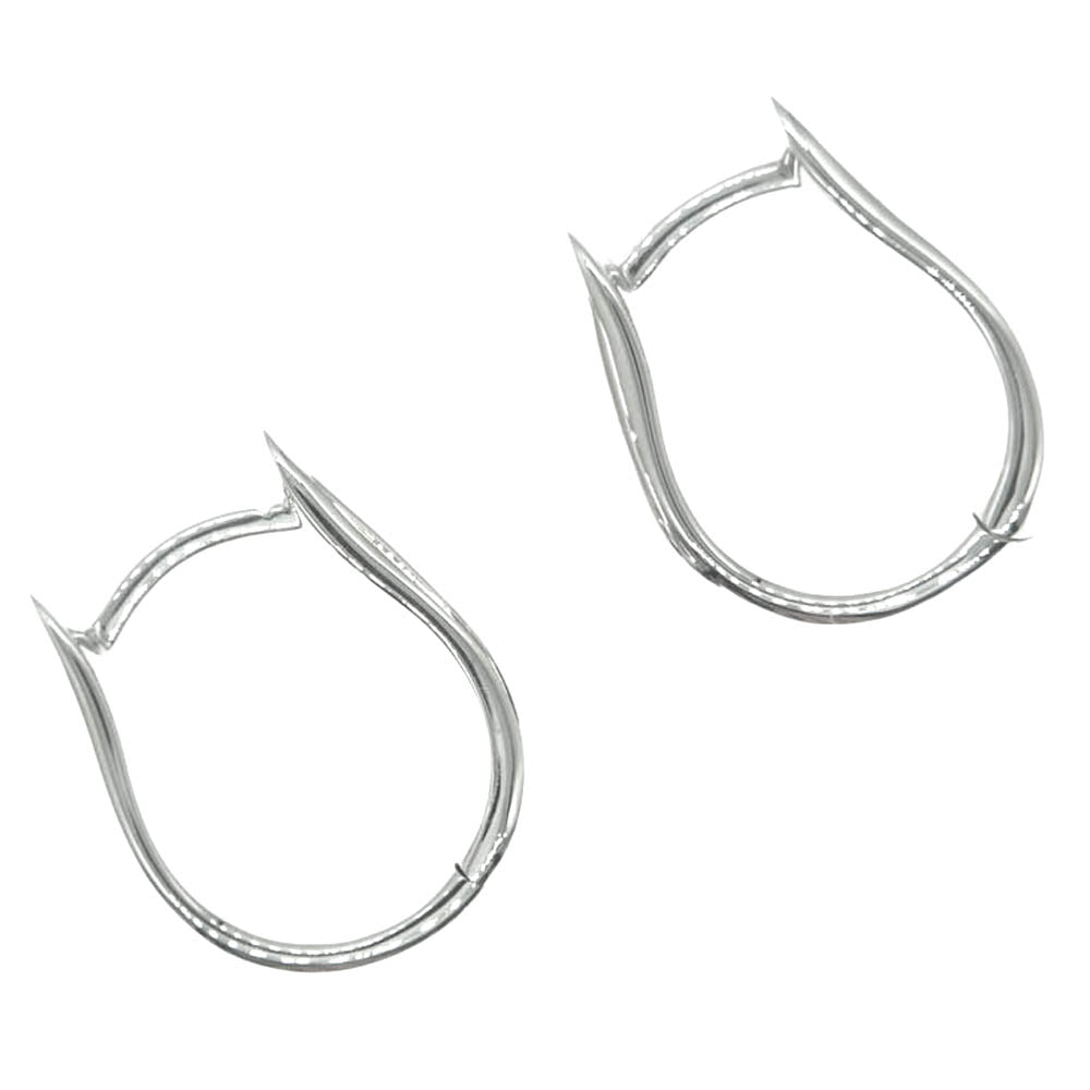 TOM WOOD トムウッド Oyster Hoops Small Silver オイスター フープス ピアス シルバー【中古】