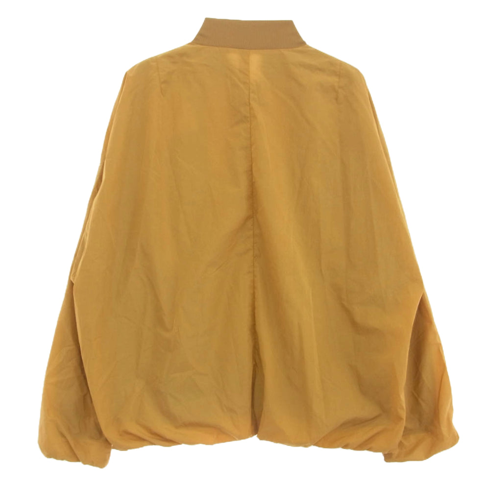 N.HOOLYWOOD エヌハリウッド 24SS 2241-BL02-003peg BLOUSON MA-1 TYPE オーバーサイズ ボックス シルエット ブルゾン ブラウン系 38【新古品】【未使用】【中古】 N.HOOLYWOOD エヌハリウッド 24SS 2241-BL02-003peg BLOUSON MA-1