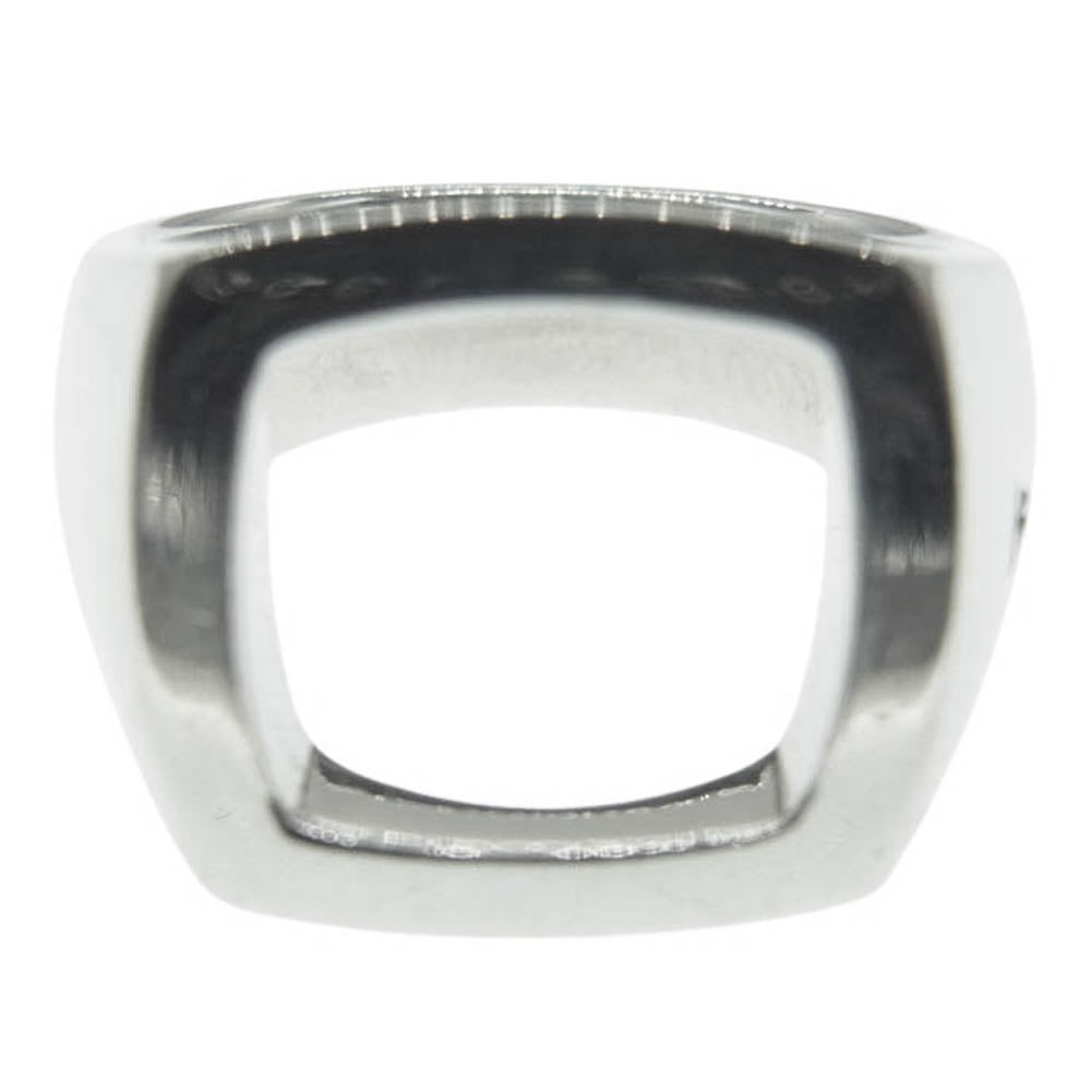 TOM WOOD トムウッド Cushion Open Ring クッション オープン スクエア シルバー925 ロジウムメッキ シルバー系【中古】