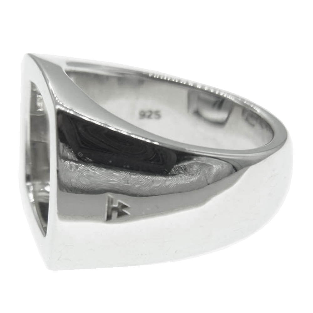 TOM WOOD トムウッド Cushion Open Ring クッション オープン スクエア シルバー925 ロジウムメッキ シルバー系【中古】