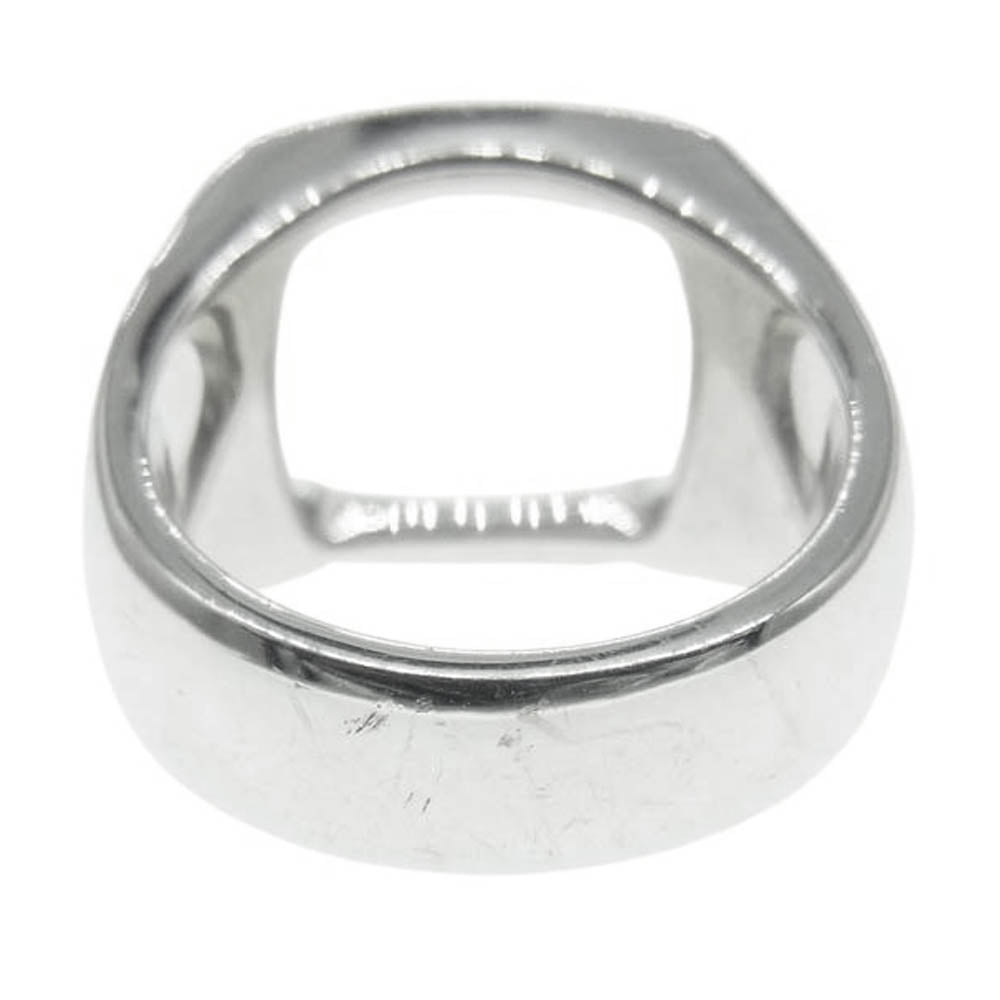 TOM WOOD トムウッド Cushion Open Ring クッション オープン スクエア シルバー925 ロジウムメッキ シルバー系【中古】