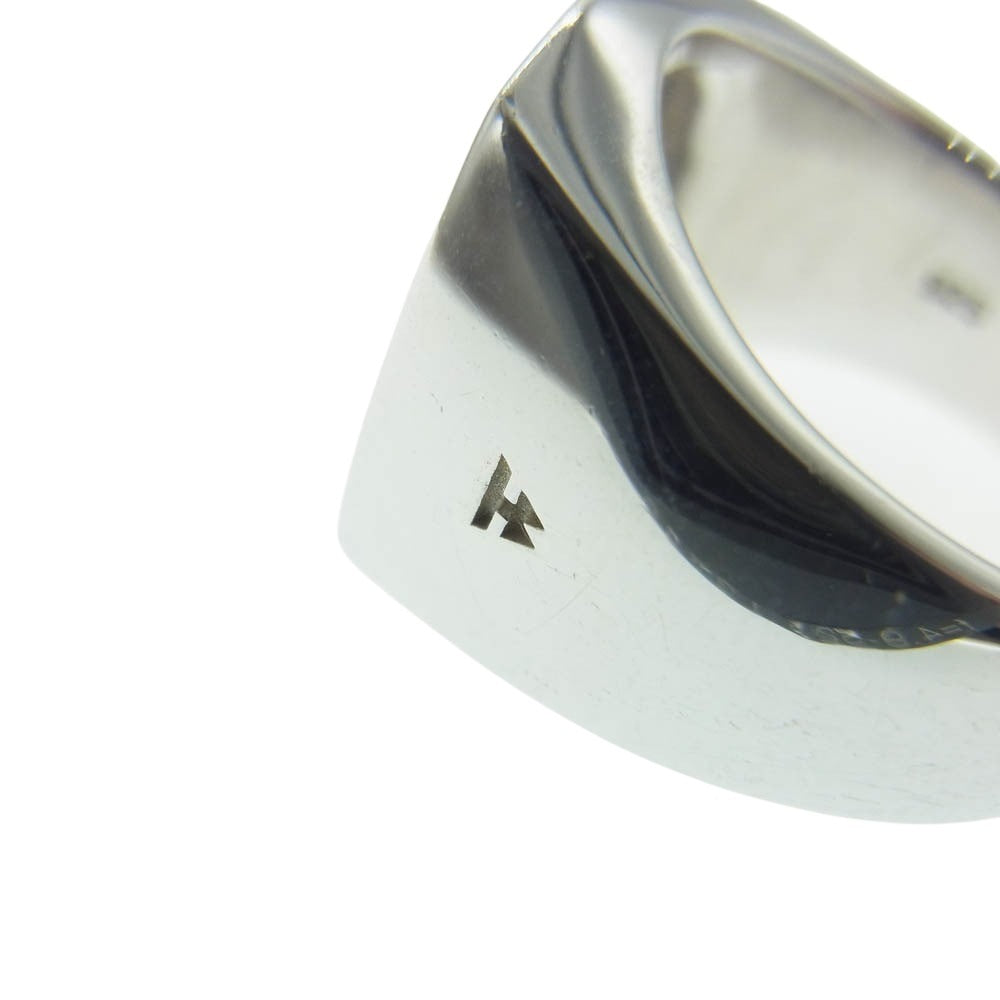 TOM WOOD トムウッド Cushion Open Ring クッション オープン スクエア シルバー925 ロジウムメッキ シルバー系【中古】