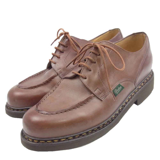 Paraboot パラブーツ 710708 CHAMBORD MARRON シャンボード マロン Uチップ レザー ドレス シューズ ブラウン系 7【中古】