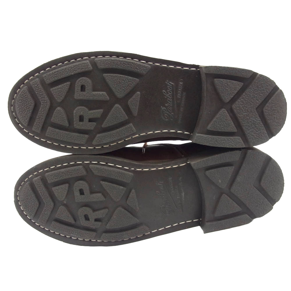 Paraboot パラブーツ 710708 CHAMBORD MARRON シャンボード マロン Uチップ レザー ドレス シューズ ブラウン系 7【中古】