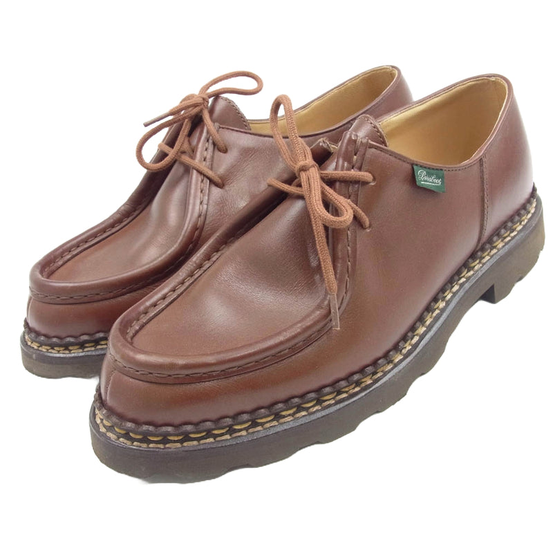 Paraboot パラブーツ 715603 MICHAEL MARRON ミカエル マロン レザー チロリアン シューズ ブラウン系 40【中古】