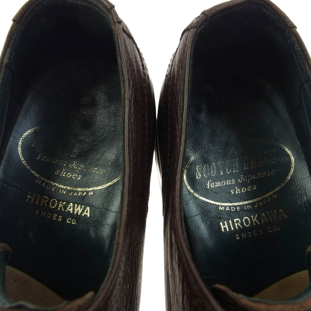 SCOTCH GRAIN スコッチグレイン 2314 レザー ビジネス シューズ ブラウン系 25EEE【中古】