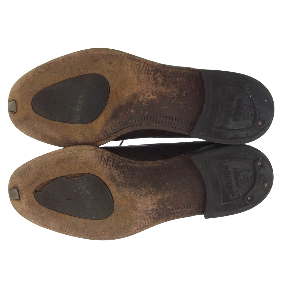 SCOTCH GRAIN スコッチグレイン 2314 レザー ビジネス シューズ ブラウン系 25EEE【中古】