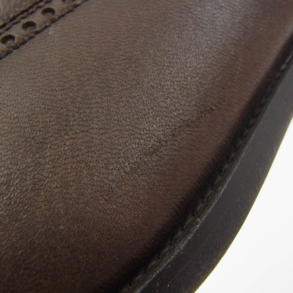 SCOTCH GRAIN スコッチグレイン 7900 メダリオン ストレートチップ レザー シューズ ブラウン系 25【中古】