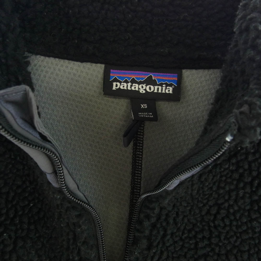 patagonia パタゴニア 23056 CLASSIC RETRO-X JACKET クラシック レトロX フリース ジャケット ブラック系 XS【中古】