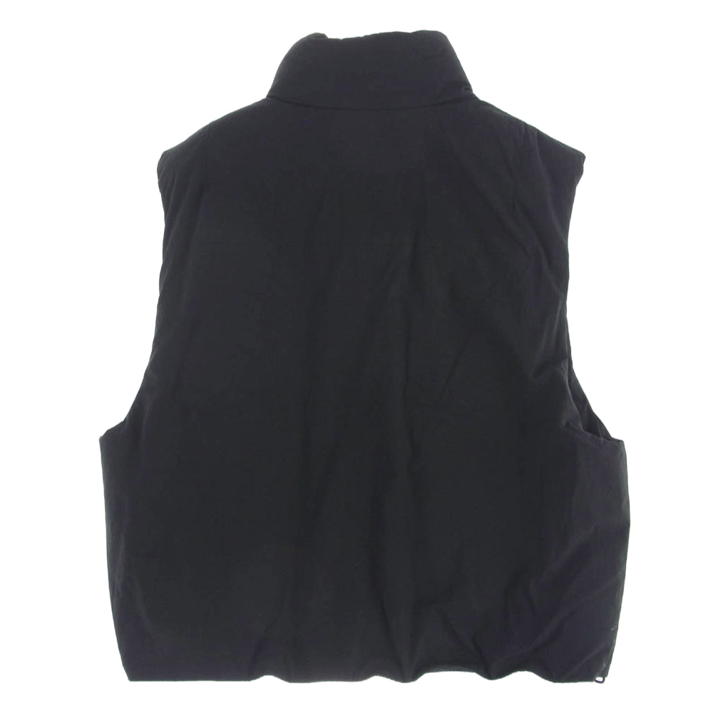 LEMAIRE ルメール OW1046 LF1156 PUFFER GILET パファー ベスト ハイネック 中綿 ベスト ブラック系 S【美品】【中古】