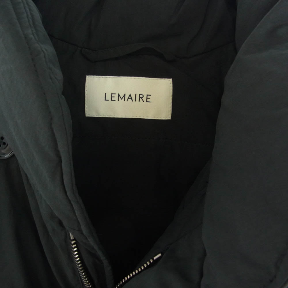 LEMAIRE ルメール OW1046 LF1156 PUFFER GILET パファー ベスト ハイネック 中綿 ベスト ブラック系 S【美品】【中古】