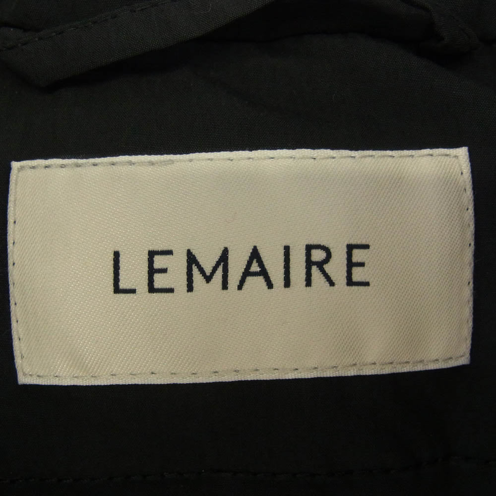 LEMAIRE ルメール OW1046 LF1156 PUFFER GILET パファー ベスト ハイネック 中綿 ベスト ブラック系 S【美品】【中古】