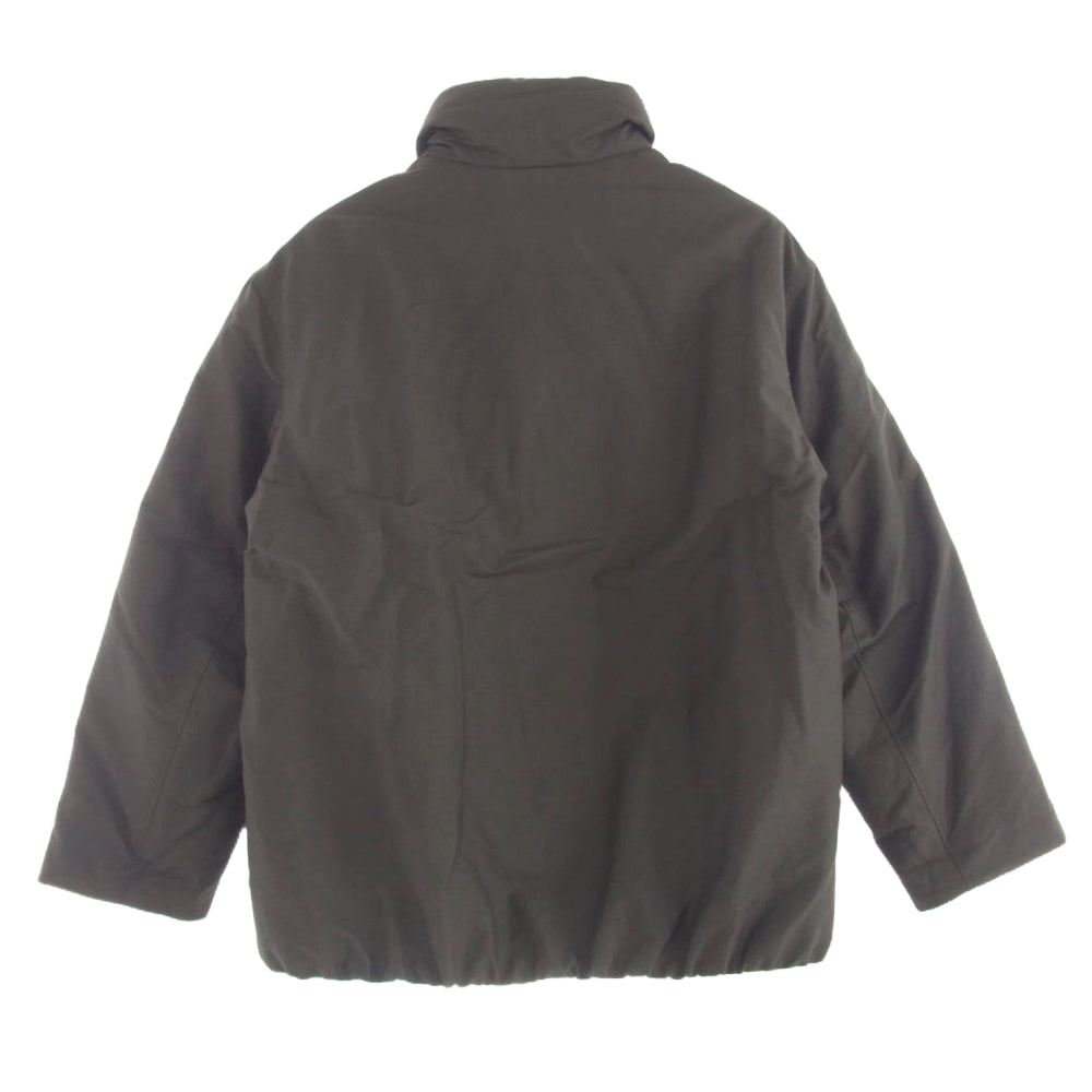 LEMAIRE ルメール CO187LF840 BR475 PUFFER JACKET パファー ジャケット ハイネック 中綿 ジャケット ブラウン系 44【極上美品】【中古】