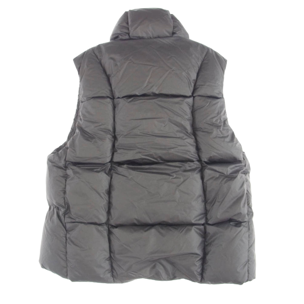 Goldwin 0 23AW GZ23301 Three Dimensional Down Vest スリー ディメンショナル フルジップ ダウンベスト グレー系 M【新古品】【未使用】【中古】
