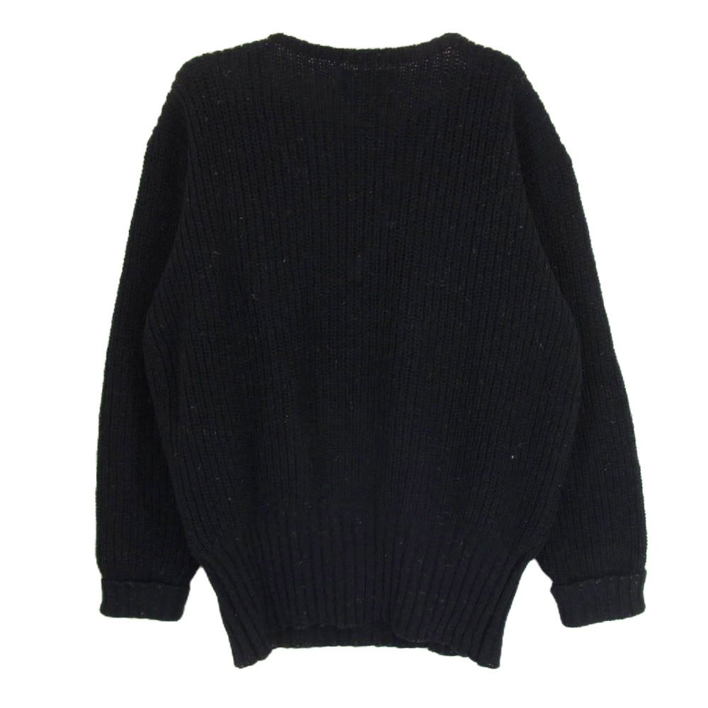 Nigel Cabourn ナイジェルケーボン 801004007 R.A.F SWEATER ワッペン ローゲージ ニット セーター ネイビー系 48【中古】
