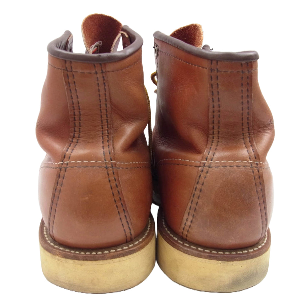 RED WING レッドウィング 8131 Irish Setter アイリッシュセッター 赤茶 モックトゥ 7ホール ワークブーツ ブラウン系 8.5Ｅ【中古】