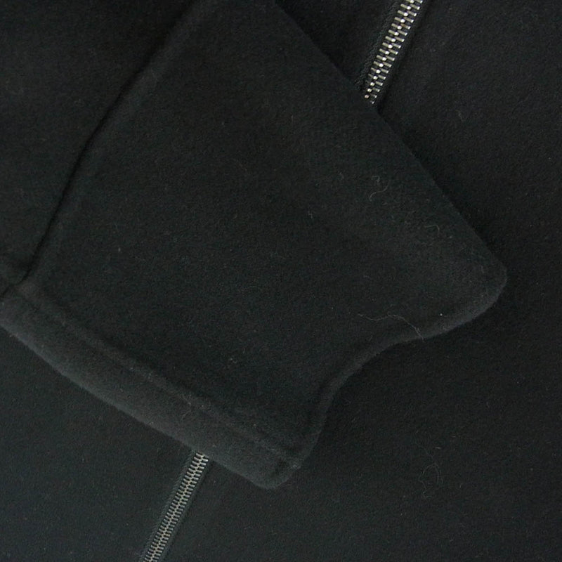 MAXMARA ニットパーカー エンブレム ピュアヴァージンウール ブラック