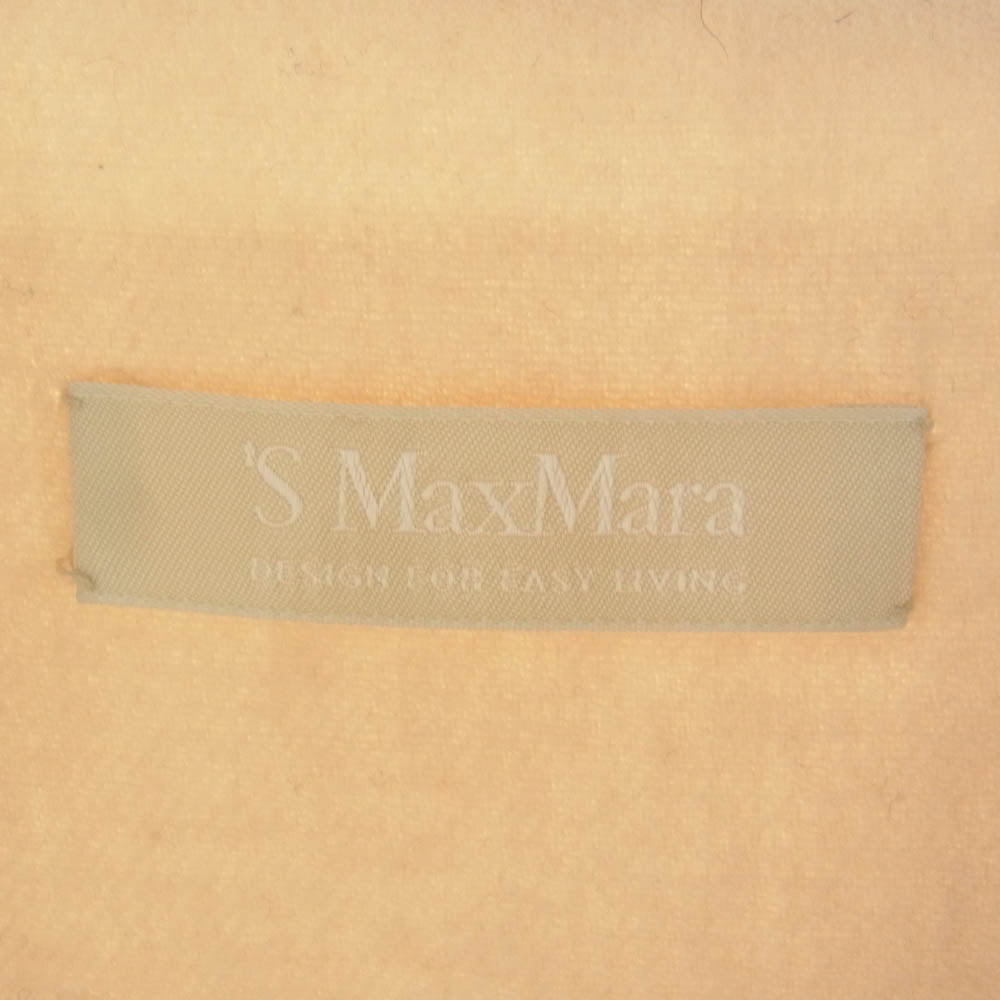 S Max Mara エスマックスマーラ 90810881 国内正規品 カシミヤ混 ウール フーデッド コート ベージュ系 38【中古】