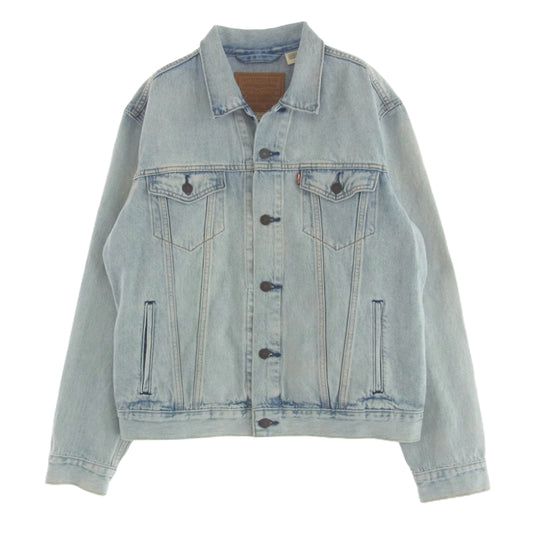 Levi's リーバイス PREMIUM denim jacket BIGE デニム ジャケット トラッカー ジャケット インディゴブルー系 M【中古】