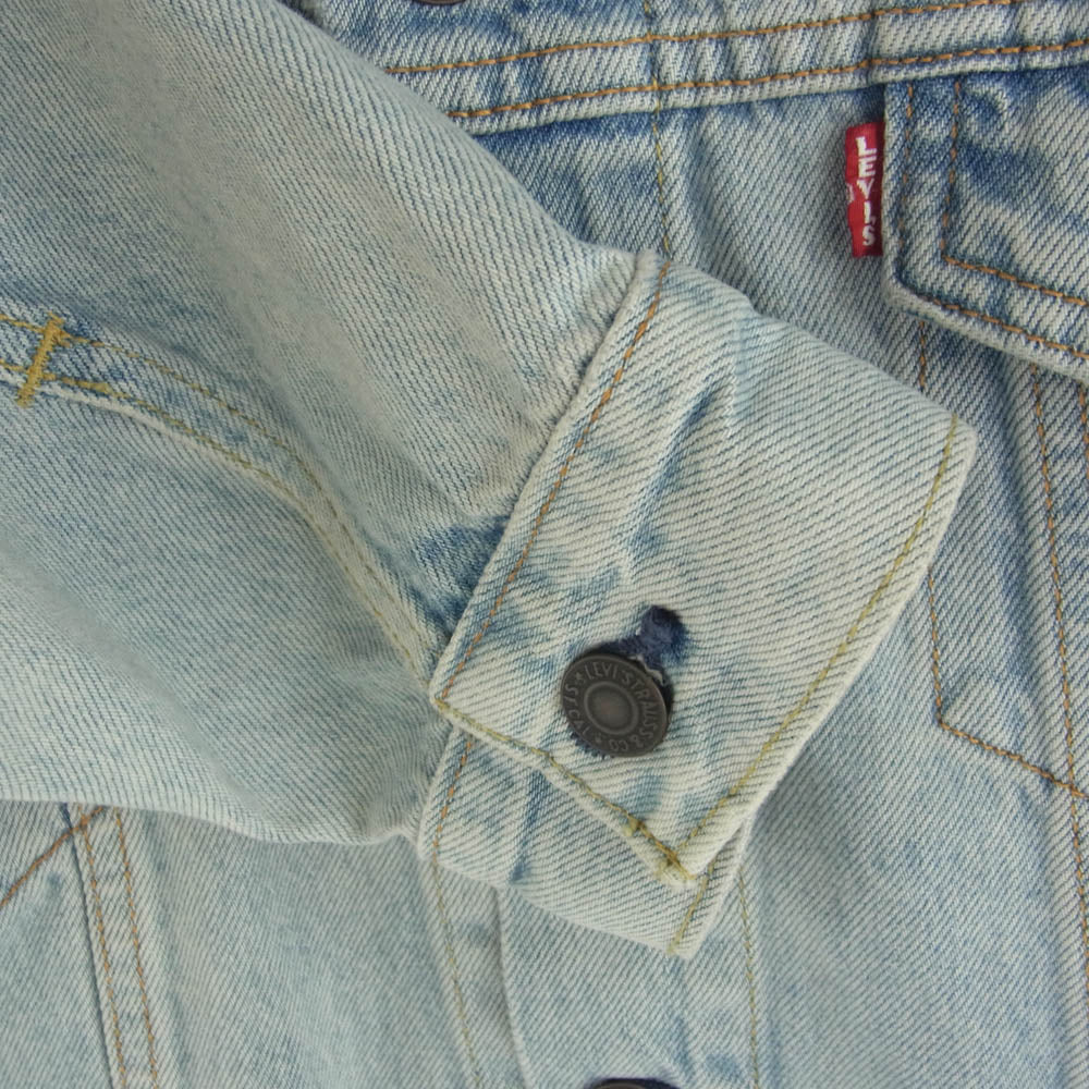 Levi's リーバイス PREMIUM denim jacket BIGE デニム ジャケット トラッカー ジャケット インディゴブルー系 M【中古】