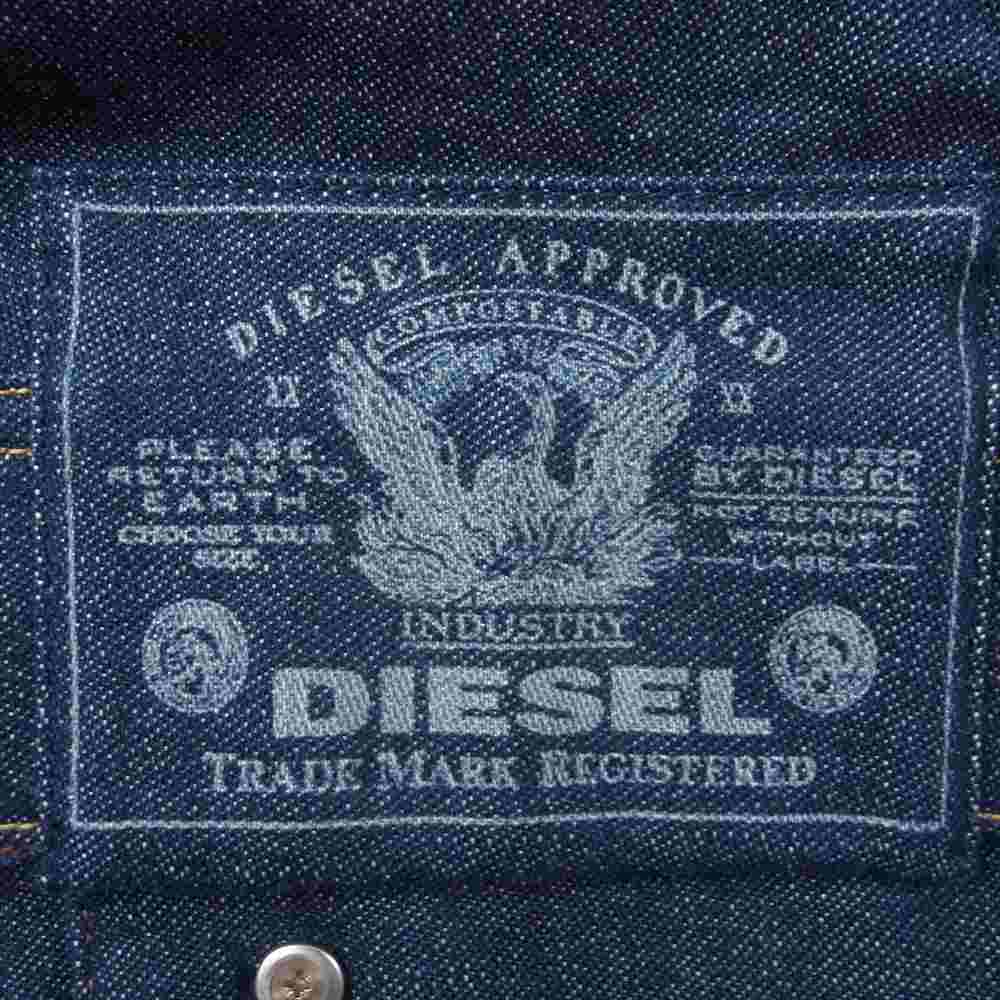 DIESEL ディーゼル denim jacket デニム ジャケット イタリア製 インディゴブルー系 L【中古】