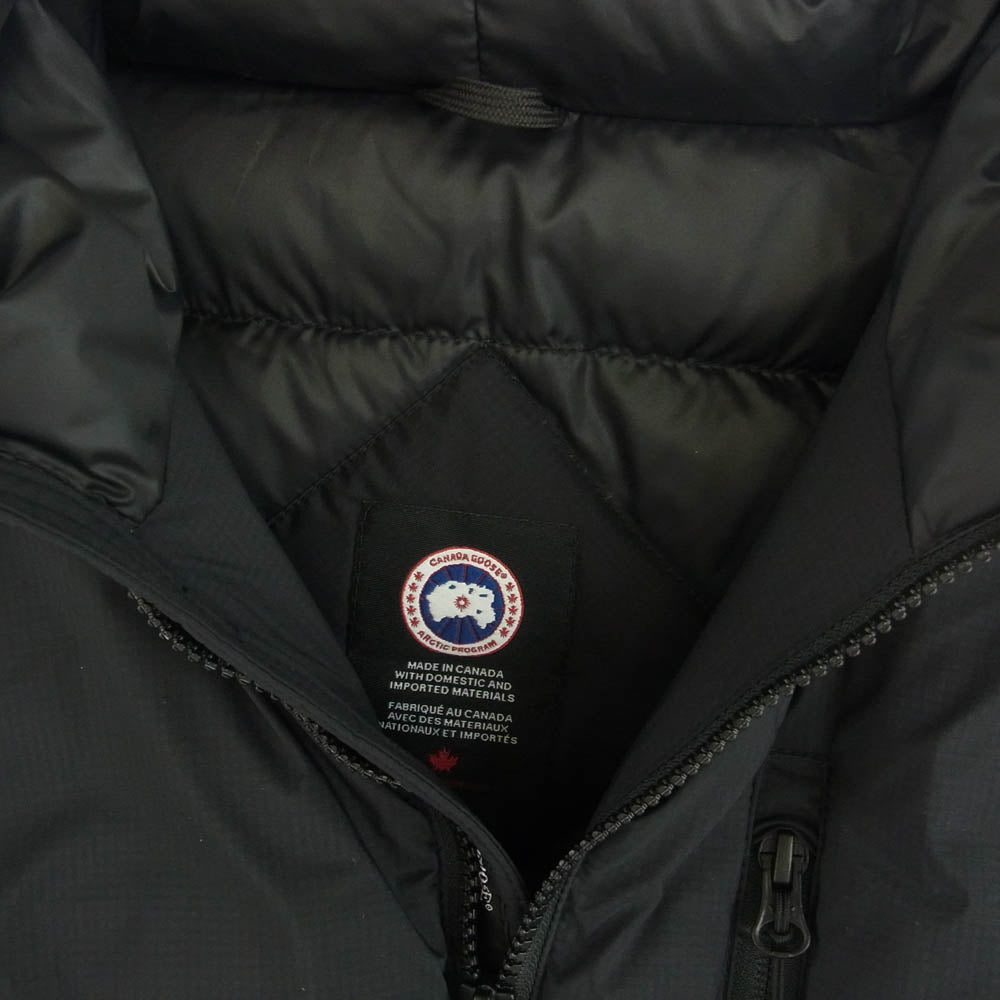 CANADA GOOSE カナダグース 5078M 国内正規品 サザビーリーグタグ LODGE HOODY ロッジ フーディー ダウン ジャケット ブラック M ブラック系 M【美品】【中古】