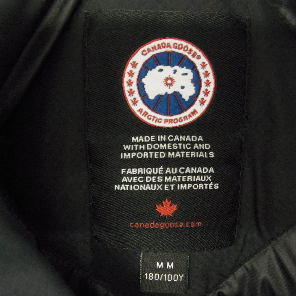 CANADA GOOSE カナダグース 5078M 国内正規品 サザビーリーグタグ LODGE HOODY ロッジ フーディー ダウン ジャケット ブラック M ブラック系 M【美品】【中古】